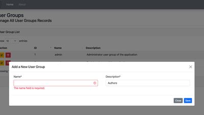 Inline form validation AJAX-based form submissions