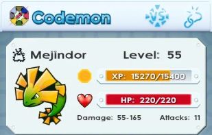 Codemon screenshot 2