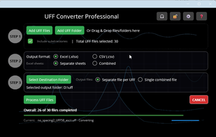 Uff Converter Pro Main Screen