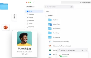 Internxt Drive screenshot 1