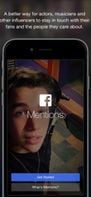 Facebook Mentions screenshot 1