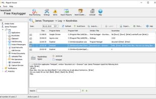Iwantsoft Free Keylogger screenshot 1