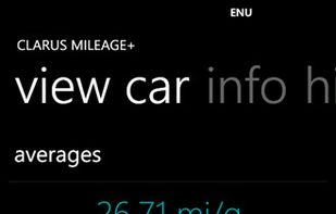 Clarus Mileage+ screenshot 1