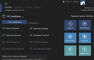 Pegasun System Utilities screenshot 1