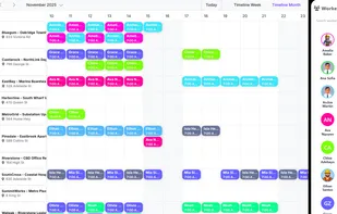Mains Scheduler page
