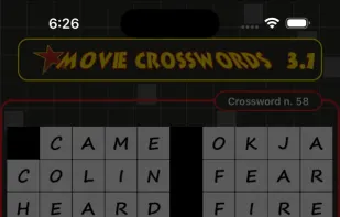 Movie Crosswords screenshot 1