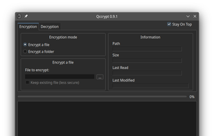 Qccrypt screenshot 1