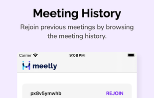  Meetly - Video Meetings screenshot 1