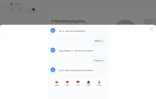 ai assistant to write postcards