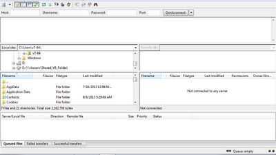 FileZilla Secure Screenshot