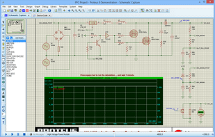 Proteus PCB design screenshot 1