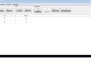 Sequalator main window.