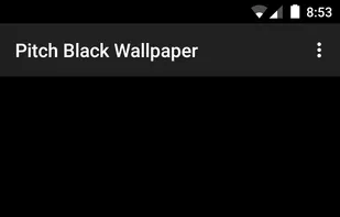 Pitch Black Wallpaper screenshot 1