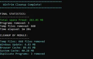 WinTrim screenshot 1