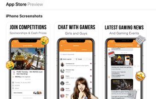 App screenshots