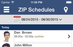 Zip Schedules screenshot 1
