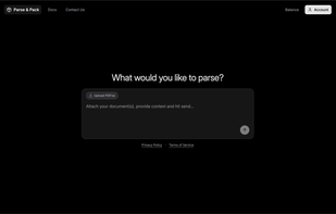 Parse &amp; Pack screenshot 1