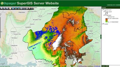 SuperGIS Server provides enterprise GIS online services
