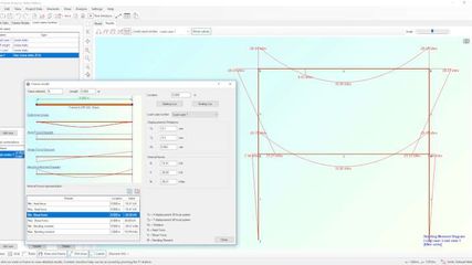 2D Frame Analysis by ENGISSOL screenshot 1