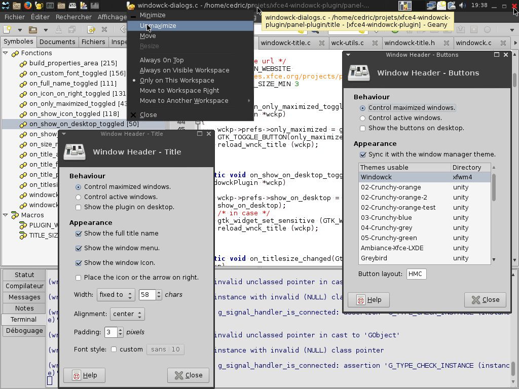 xfcewindowckplugin (Windowck) Alternatives and Similar Software