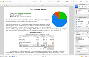 Nisus Writer Express screenshot 2