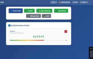 Personal 2FA screenshot 1