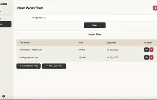 Write what you want to do with your data in natural language.