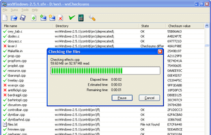 wxChecksums screenshot 1