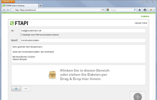 FTAPI SecuTransfer screenshot 1