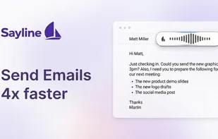 Send Emails 4x Faster with Sayline