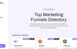 Top Marketing Funnels Directory screenshot 1