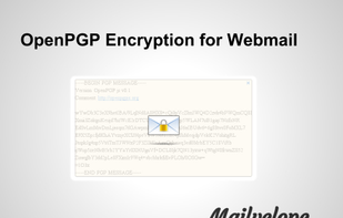 Mailvelope screenshot 1