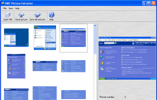 SWF Picture Extractor screenshot 1