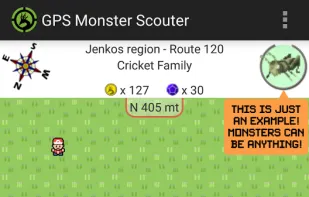 GPS Monster Scouter screenshot 1