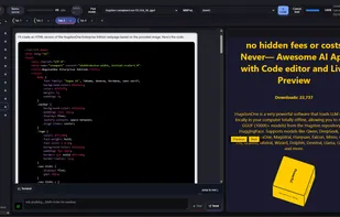 Image Processing, generating a webpage identical to the image, with Realtime visualization/preview. 
