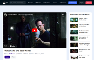 Single Scene Metadata Page