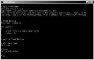 DJGPP running in Windows.