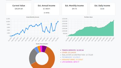 Passive Income Tracker screenshot 1
