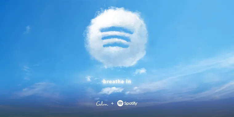 Spotify partners with Calm app to offer mindfulness content on its platform image