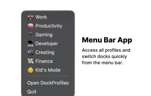 DockProfiles screenshot 1