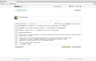 GitHub Gist screenshot 1