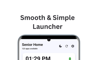 Senior Home Launcher screenshot 1