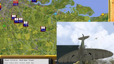 Also included is Rowan's Battle of Britain, with one of the best single-player dynamic (unscripted) campaigns.  Patched with new textures and clouds.
