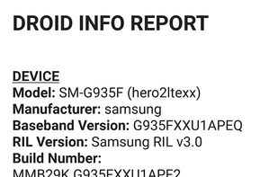 Droid Hardware Info screenshot 2