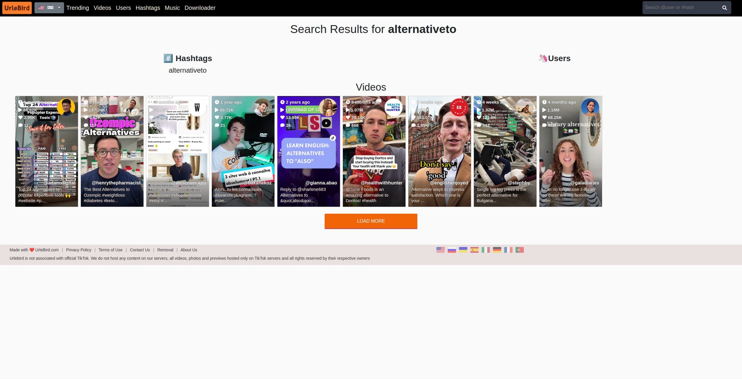 Urlebird Alternatives and Similar Sites & Apps | AlternativeTo
