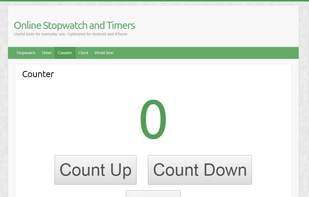 Online Stopwatch and Timers screenshot 2