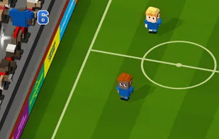 Blocky Soccer screenshot 1
