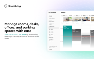 Manage rooms, desks, offices, and parking spaces with ease