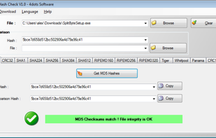 MD5 Hash Check 4dots screenshot 1