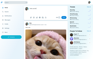 Screenshot of Soapbox home feed.